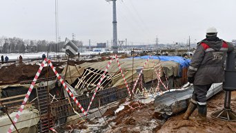 Обрушение строящегося тоннеля на Калужском шоссе