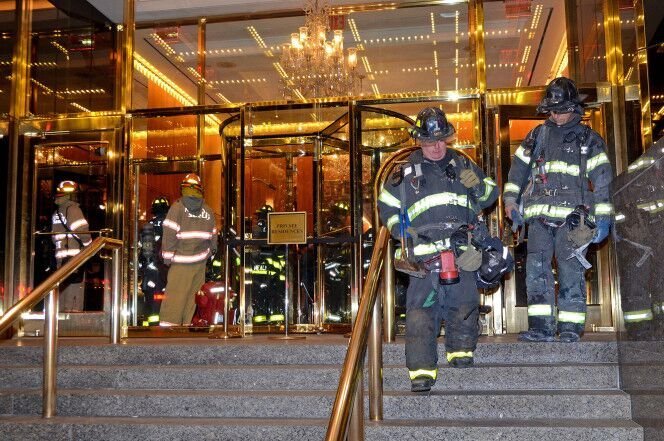 Пожар в Международном отеле и башне Трампа