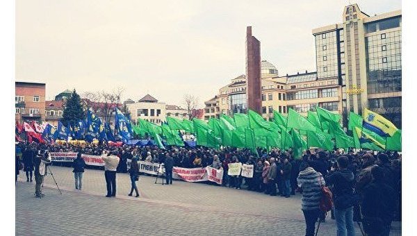 Митинг в Ивано-Франковске