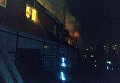 Крупный пожар на Троещине в Киеве