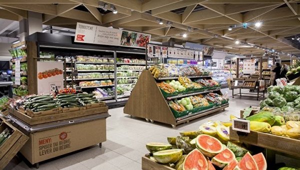 Супермаркет в Европе