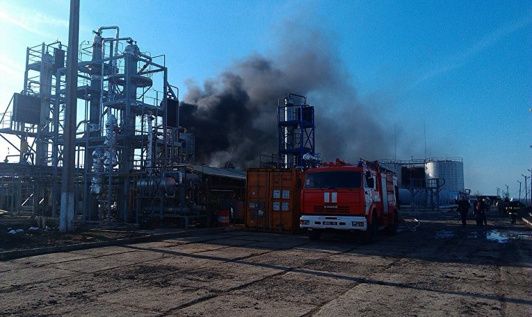 Масштабный пожар в Харьковской области: горели цистерны с мазутом
