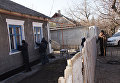 Последствия обстрела жилого сектора Стаханова в ЛНР