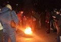 Активисты зажгли шины под Ровенской ОГА