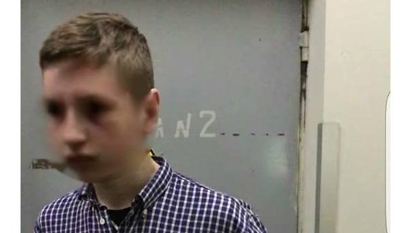 Мальчик, которого избили охранники в киевском супермаркете