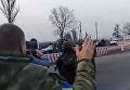 Конфликт на блокпосту в Константиновке Донецкой области. Видео