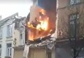 Взрыв газа в Брюсселе, разрушены два дома. Видео