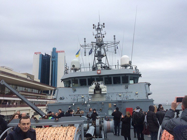 Экскурсия на корабли НАТО в Одессе