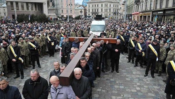 Крестный ход греко-католиков во Львове.