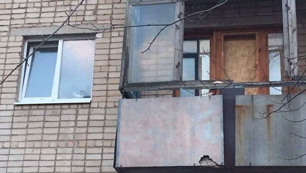 Взрыв в жилом доме в Бердянске