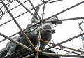 Неизвестные отпилили часть памятника Щорсу