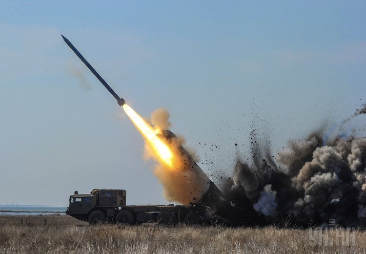 Испытания ракет украинского производства в Одесской области