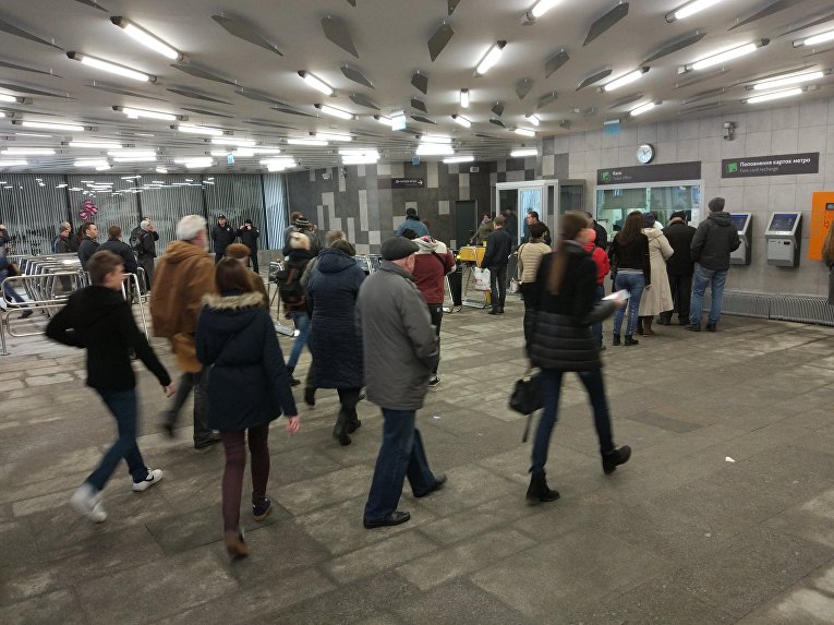 Станция метро Левобережная после ремонта