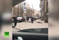 Первые секунды после убийства бывшего депутата Госдумы России Вороненкова в Киеве