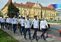Сборная Украины  прогулялась по Загребу перед матчем с Хорватией