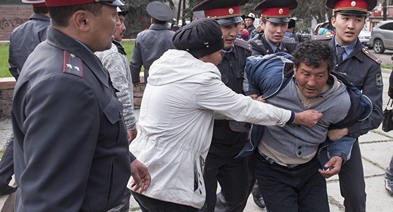 Задержания в Киргизии