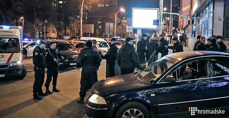 Стрельба в центре Киева