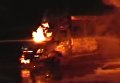 В Сумах горели несколько автобусов. Видео