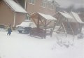 Львовскую область занесло снегом