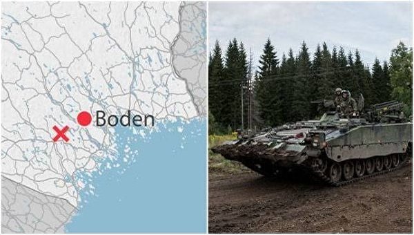 Инцидент с военным в ходе учений в Швеции
