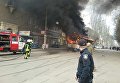 В Запорожье загорелся трамвай
