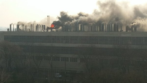 Пожар на харьковском заводе