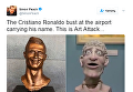 Новый памятник Роналду высмеяли в сети