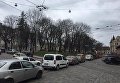 Во Львове протестовали против российского такси