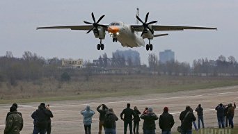 Первый полет нового самолета Ан-132Д