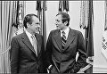 37-й президент США Ричард Никсон и Евгений Евтушенко