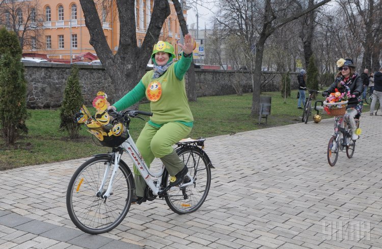 Велопарад Планет прошел в Киеве