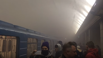 Появились первые кадры с места взрыва в петербургском метро. Видео