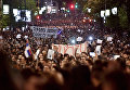 Многотысячный протест в Сербии тысячи против избрания президентом Вучича
