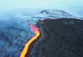 Извержение вулкана Этна сняли дроном