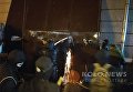 В Полтаве протест против постройки арки перерос в стычки, есть раненые