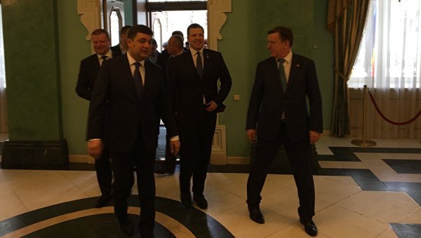 Владимир Гройсман на встрече в Киеве с руководителями правительств Латвии, Литвы, Эстонии