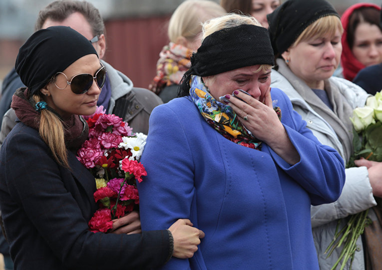 Похороны жертв теракта в Санкт-Петербурге