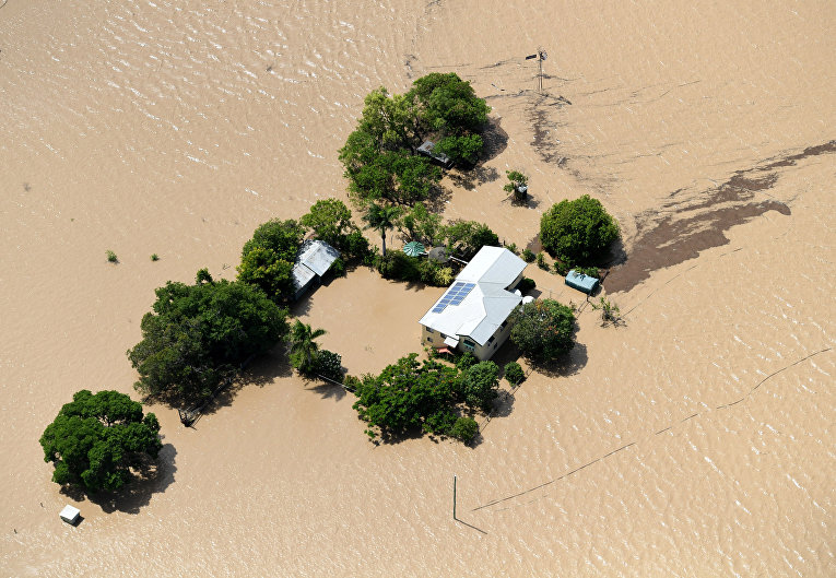 Последствия наводнения в Австралии