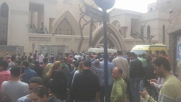 Взрыв у церкви в египетском Танте