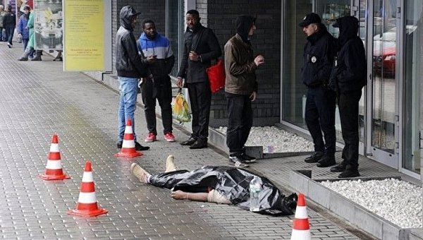 В Днепре иностранец умер посреди улицы