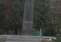 Оскверненный памятник генерал-полковнику Кирпоносу
