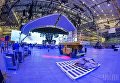 Строительство главной сцены Евровидения-2017 и зрительного зала в Киеве