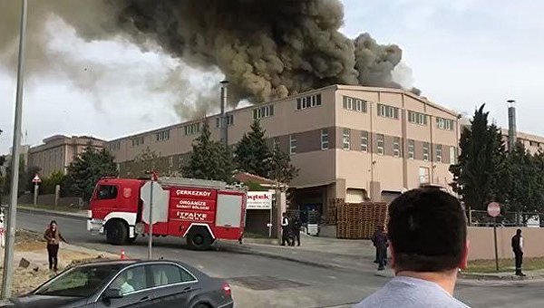 В Турции на фабрике произошел взрыв
