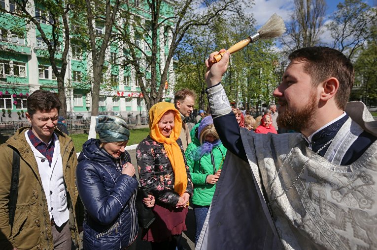 В Киеве празднуют Пасху