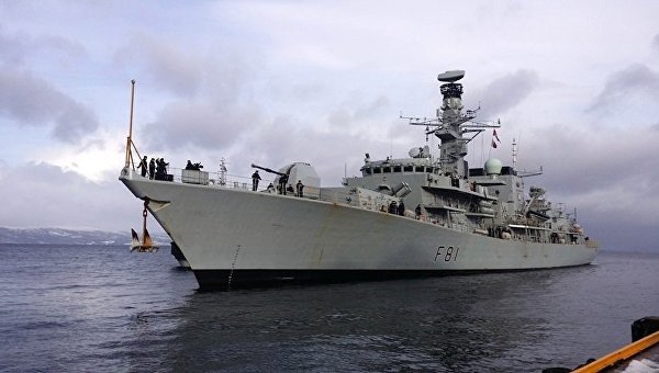Фрегат британских ВМС HMS Sutherland