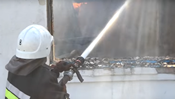Тушение пожара в школе Ровенской области
