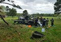 Военный вертолет упал на поле для гольфа в Мэриленде