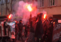 Митинг против Ле Пен в Марселе закончился поджогами и беспорядками