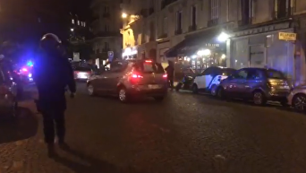 Смертельная перестрелка в центре Парижа. Видео