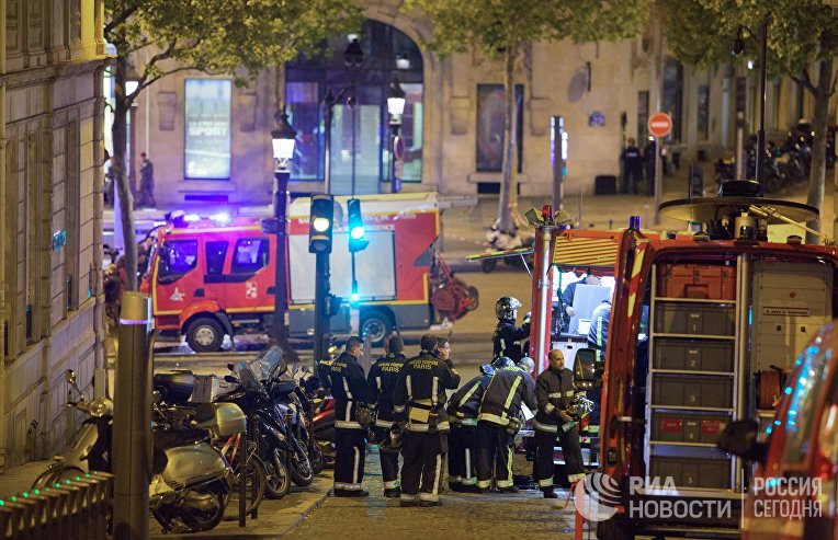 Последствия перестрелки в центре Парижа